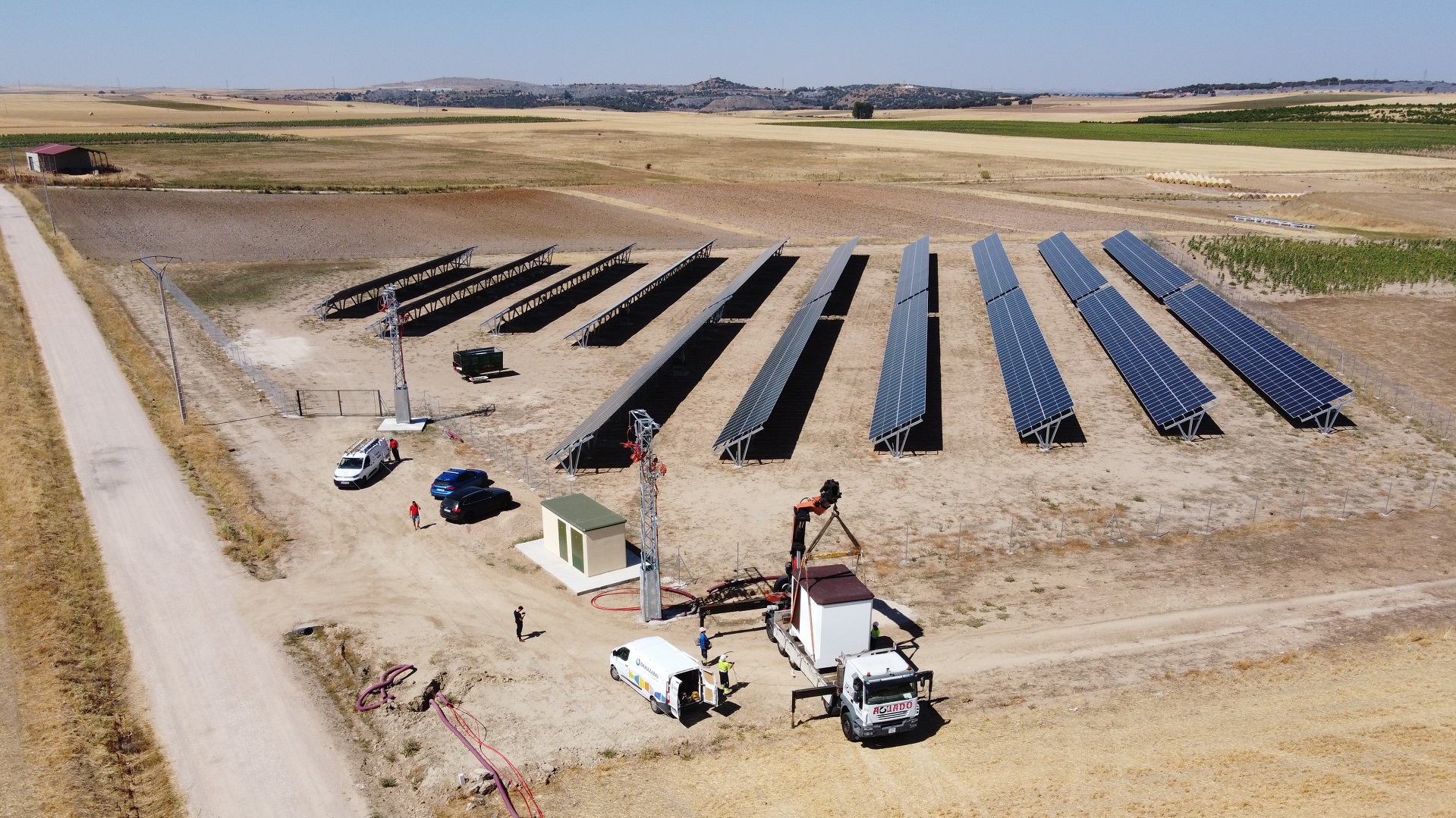Instalación solar fotovoltaica de venta a red de 1,2 MWp en Carbonero el Mayor (Segovia)